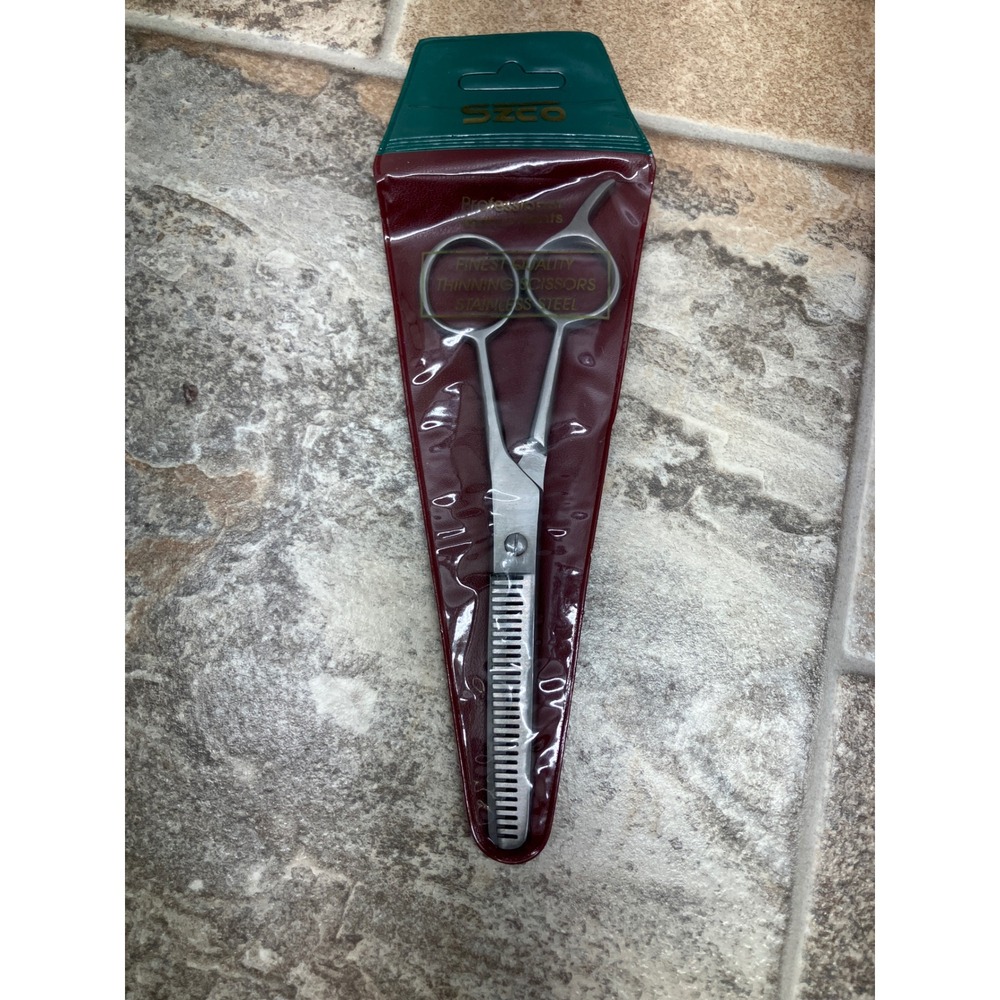 SZCO Professional Stainless Steel Hair Thinning Scissors Texturizing Shears